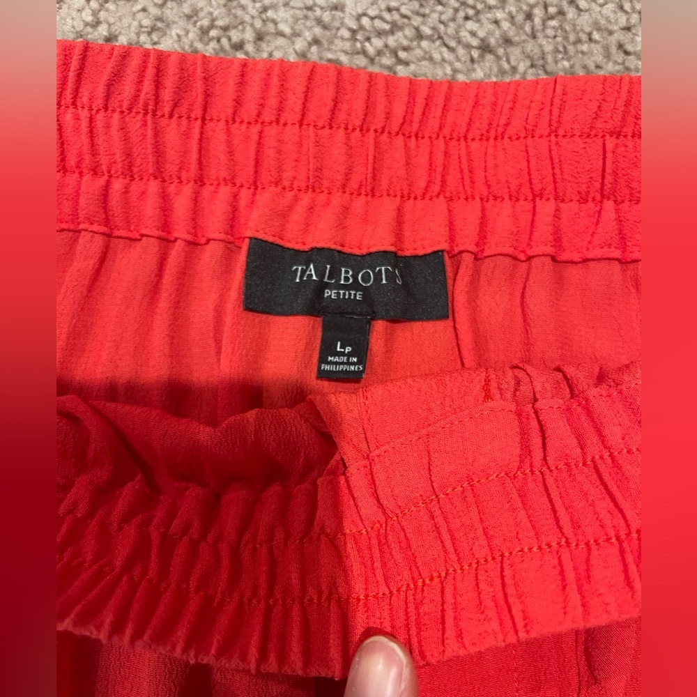 Talbots Trending Button Front Drawstring Peasant … - image 3